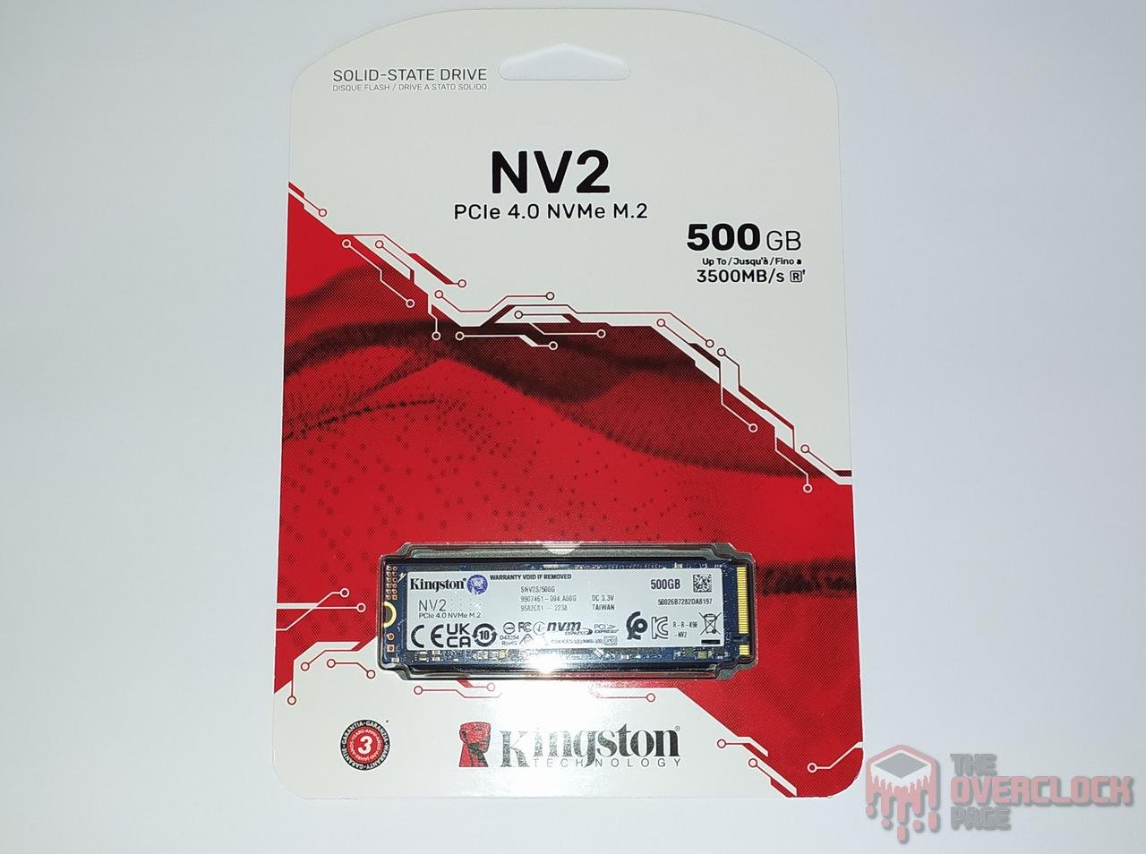 ssd kingston nv2 500gg caixa frontal