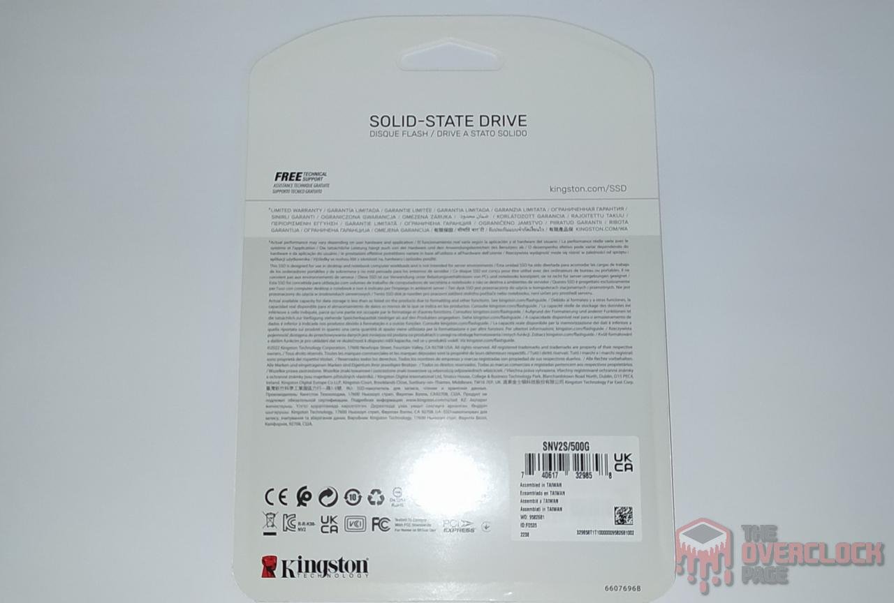 ssd kingston nv2 500gg caixa traseira