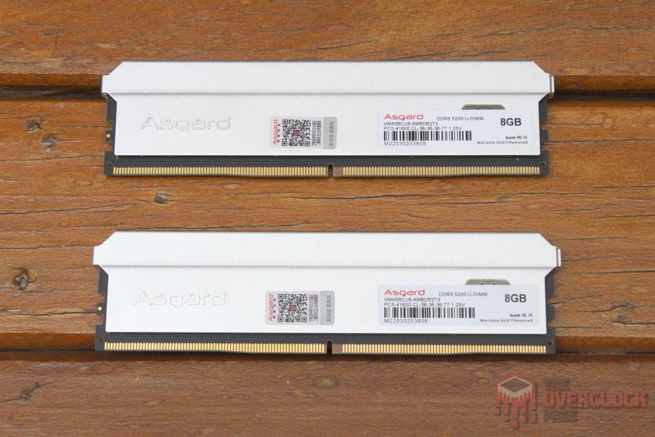Review - 2x8GB Asgard Freyr T3 DDR5-5200 CL36 - A Decent Memory with Samsung B-Die Chips 5 asgard ddr5 5200 1