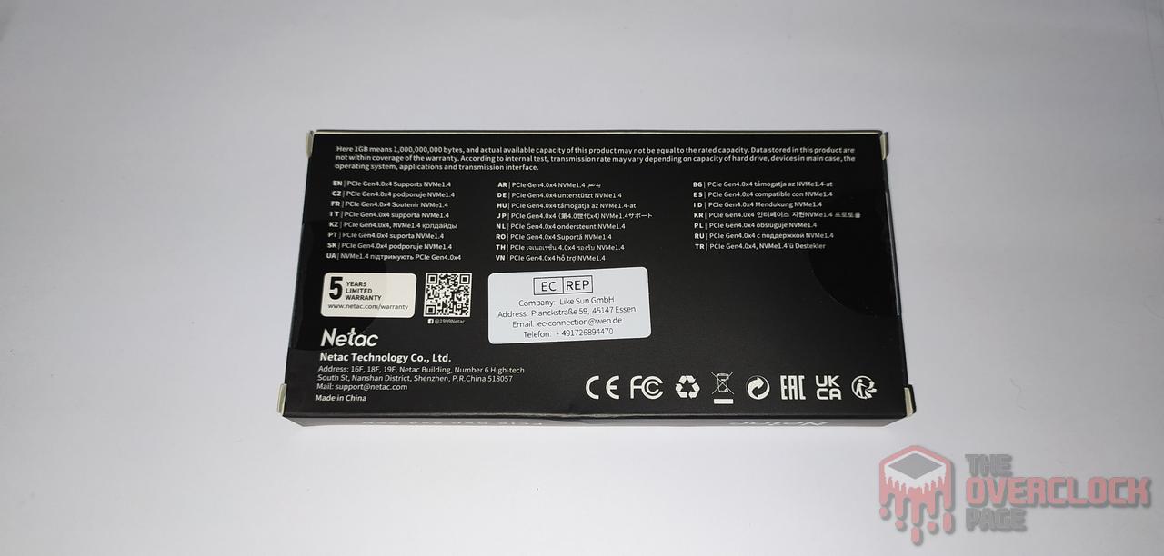 ssd netac nv5000 t caixa traseira