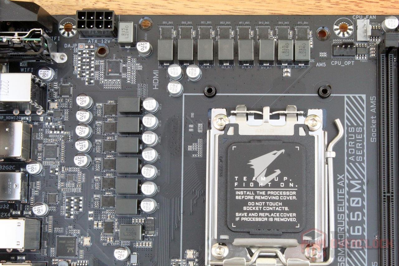 aorus b650m elite ax vrm 1