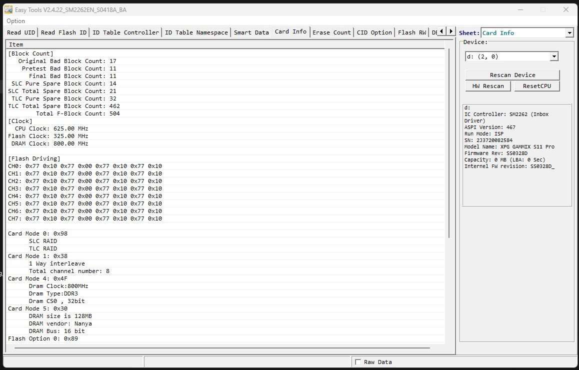 ez tools read id