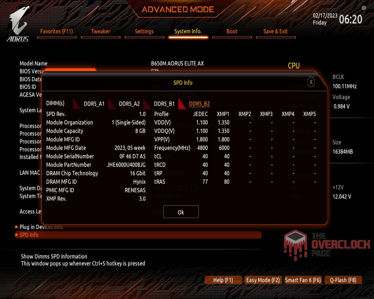 JUHOR DDR5-6400: The memory that isn't DDR5-6400 anywhere, not even in China! 10 juhor6400 spd 1
