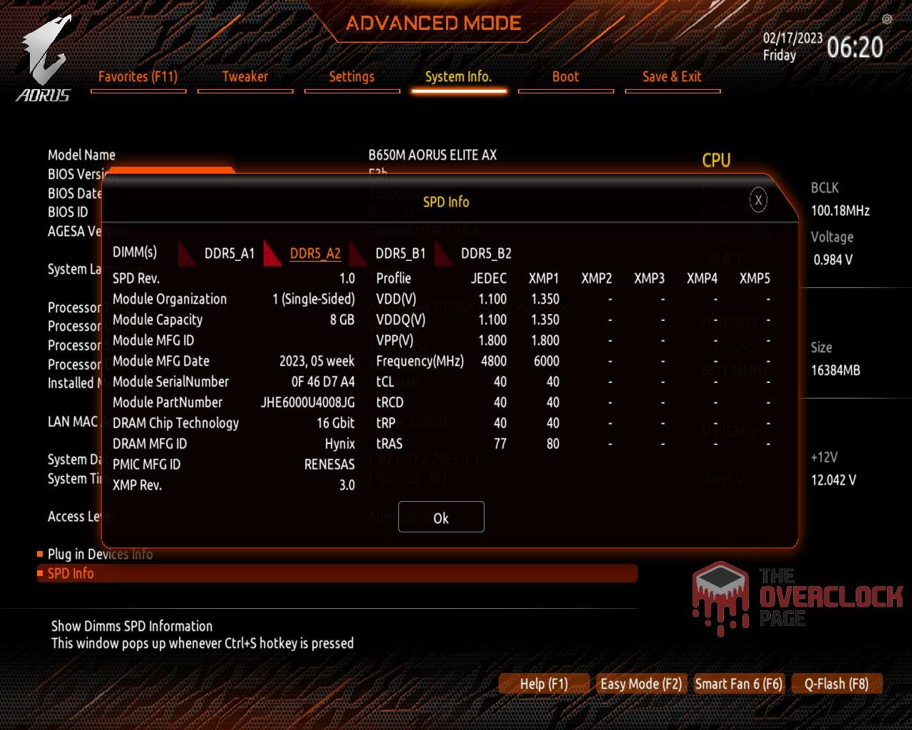 JUHOR DDR5-6400: The memory that isn't DDR5-6400 anywhere, not even in China! 11 juhor6400 spd 2