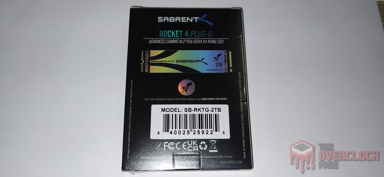 ssd sabrent rocket 4 plus g 2tb caixa traseira