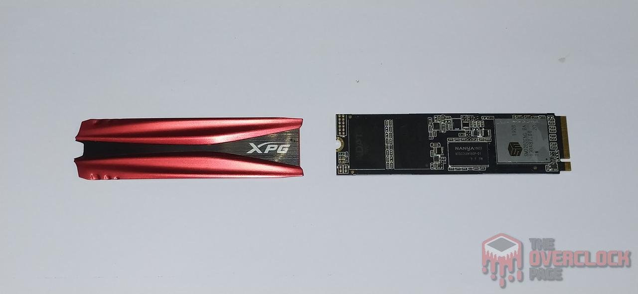 ssd xpg gammix s11 pro 256gb removendo dissipador