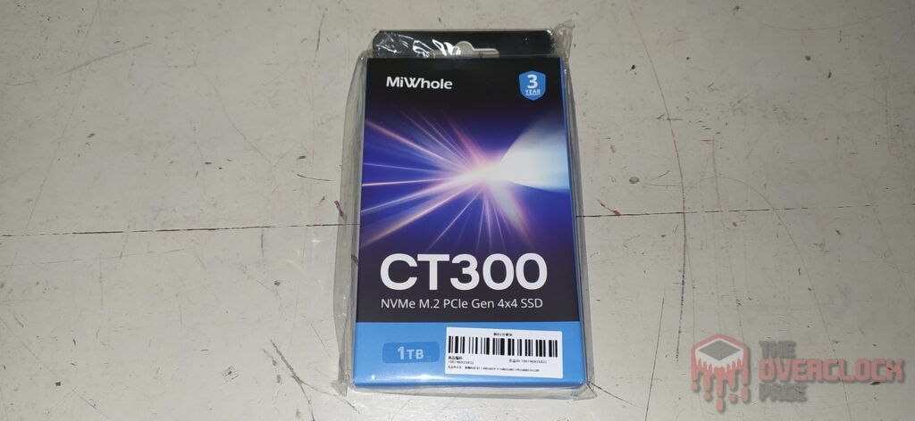 SSD MiWhole CT300 1TB Caixa Frontal