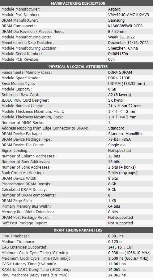 Review - 2x8 GB Asgard Bragi 4000 CL16 - Samsung B-Die - A rainha das DDR4 do AliExpress 9 asgard bragi 4000c16 tp 1