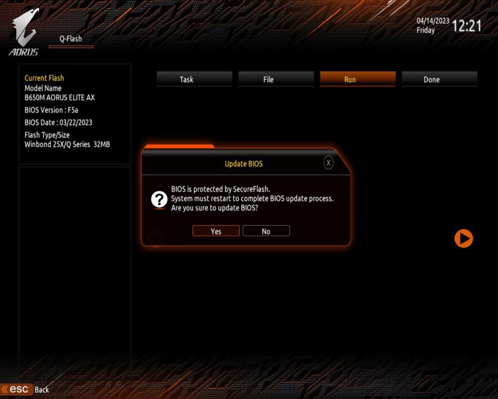 Problemas para atualizar a BIOS da sua placa-mãe AM5 GIGABYTE? Veja aqui a solução! 3 secureflash