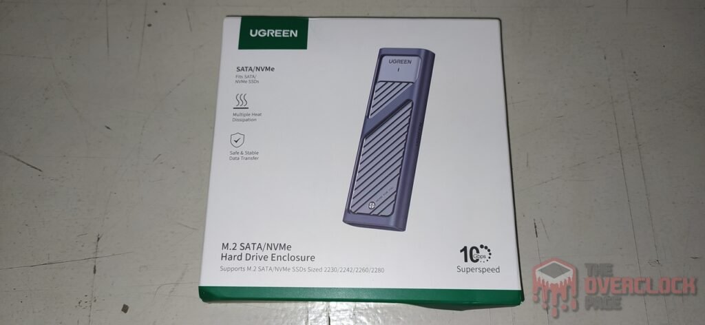 Ugreen CM559 M.2 SATA/NVMe Enclosure Review 3 Ugreem CM559 External Enclosure Caixa Frontal