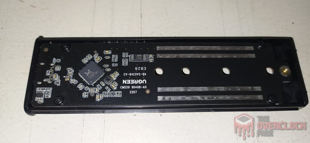 Ugreen CM559 M.2 SATA/NVMe Enclosure Review 19 Ugreem CM559 External Enclosure PCB Traseiro