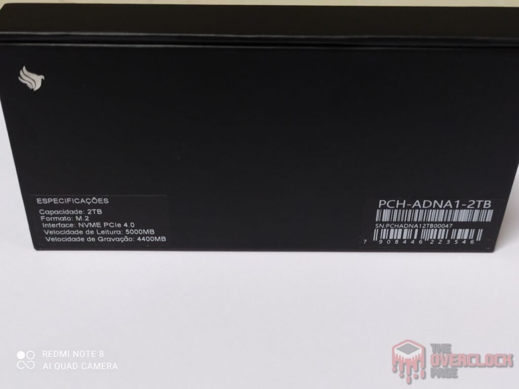 Review - SSD Aldrin A1 2TB - O surpreendente SSD da Pichau! 5 SSD Pichau Aldrin A1 2TB Caixa Traseira