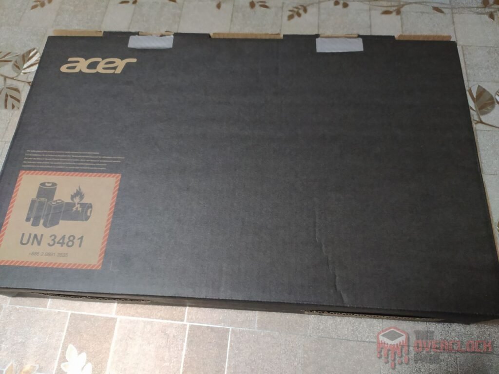 Review - Notebook Acer Nitro 5 AN517-54-59KR - Parte 1! 4 Acer Nitro 5 AN517 54 59KR Caixa Traseira