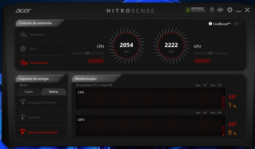 Review - Notebook Acer Nitro 5 AN517-54-59KR - Parte 1! 34 Captura de tela 2023 07 21 084859