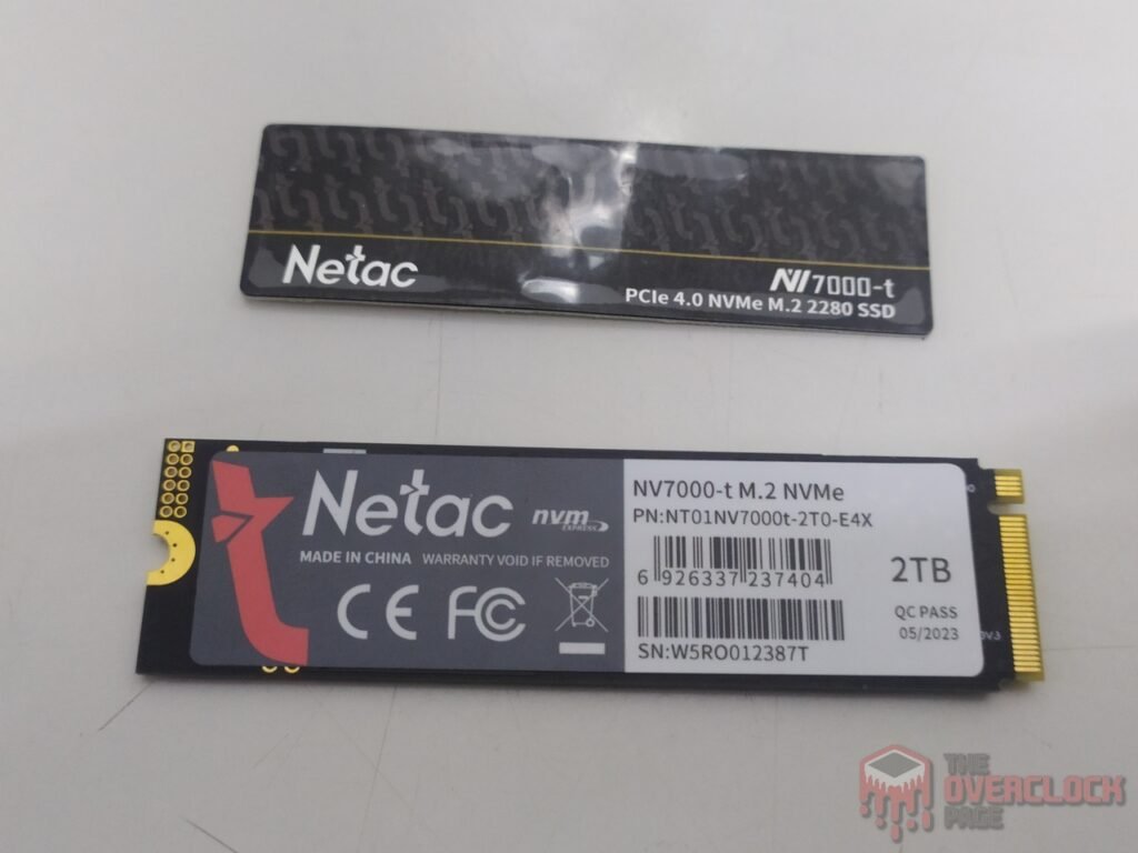 SSD Netac NV7000 T 2TB PCB Back