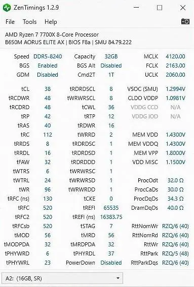 Review - 2x16GB Kingbank DDR5-6800CL34 - Hynix A-Die - Indo além dos 8000 MT/s! 21 kingbank 8240
