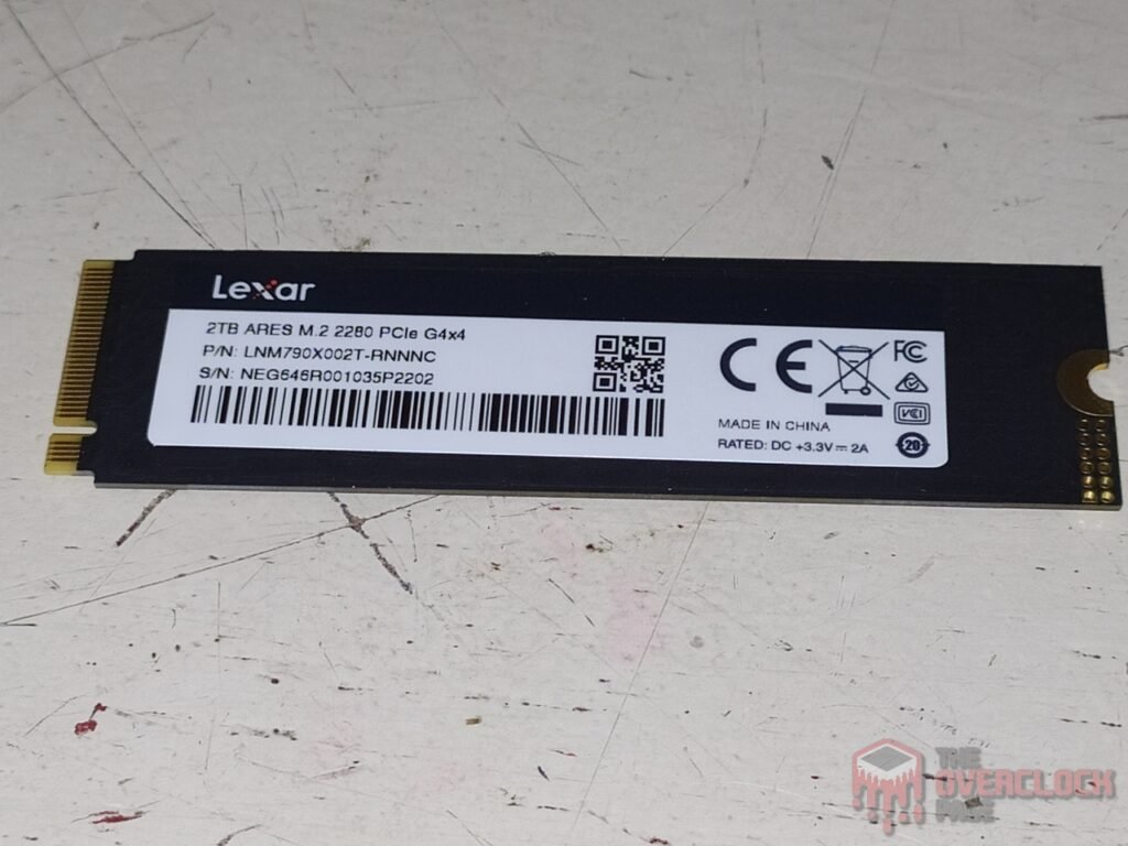 Review - SSD Lexar Ares 2TB - De volta ao topo? 8 SSD Lexar Ares 2TB SSD Traseiro
