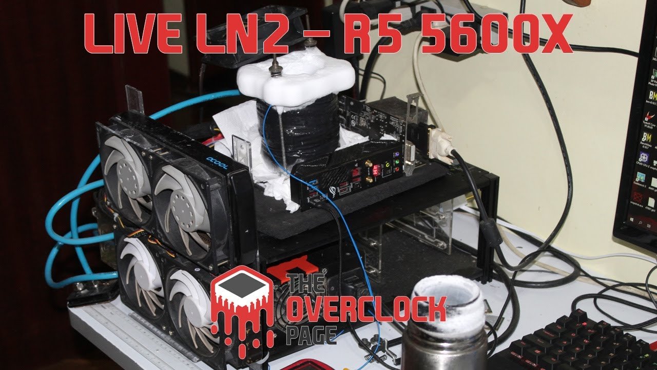 Ryzen 5 5600X - Overclock extremo (LN2) e resultados - The