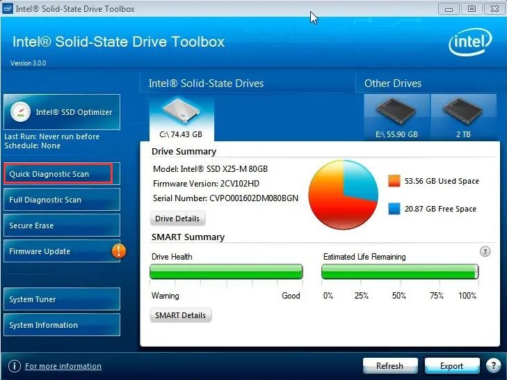 Review - Intel D3-S4510 3.84TB - Como um SSD de Datacenter se sai em uso cotidiano! 5 intel ssd toolbox 5