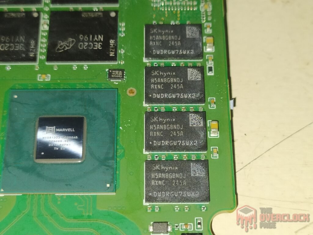 Memblaze Pblaze7 7940 7.68TB DRAM Cache PCB Frontal