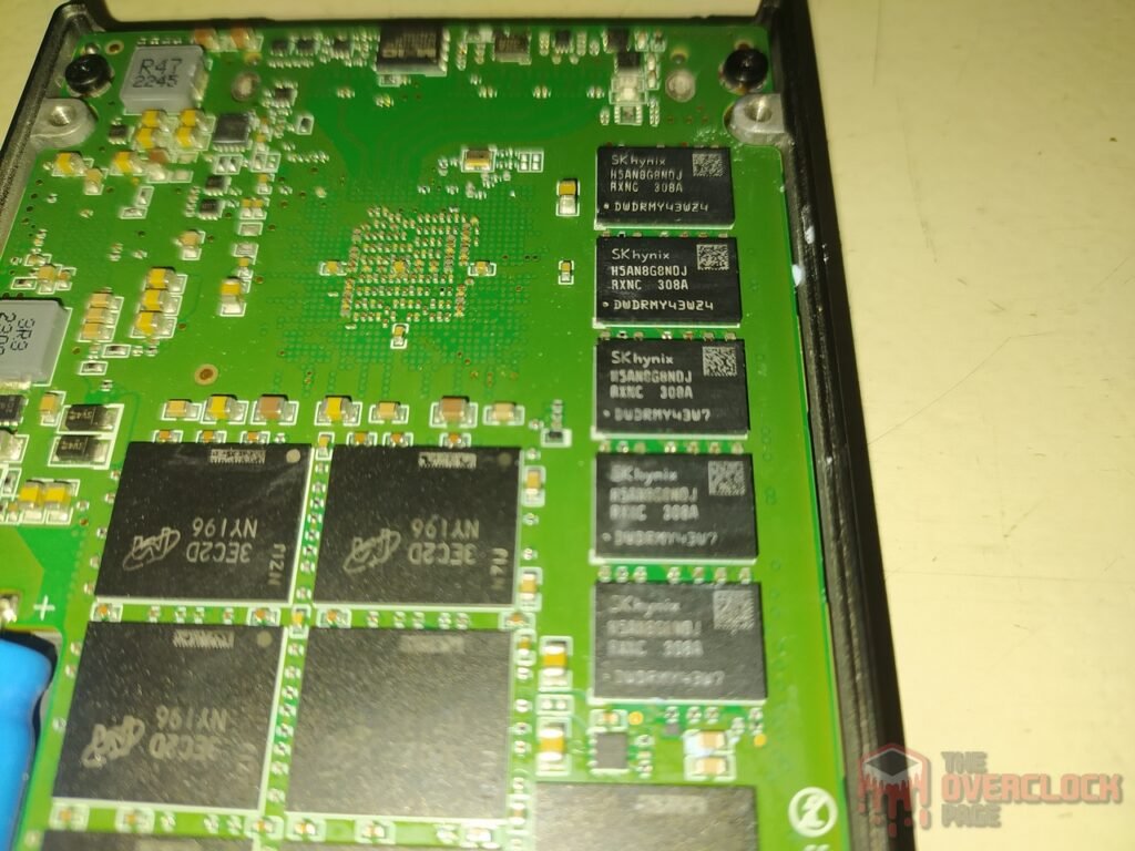 Memblaze Pblaze7 7940 7.68TB DRAM Cache PCB Traseiro