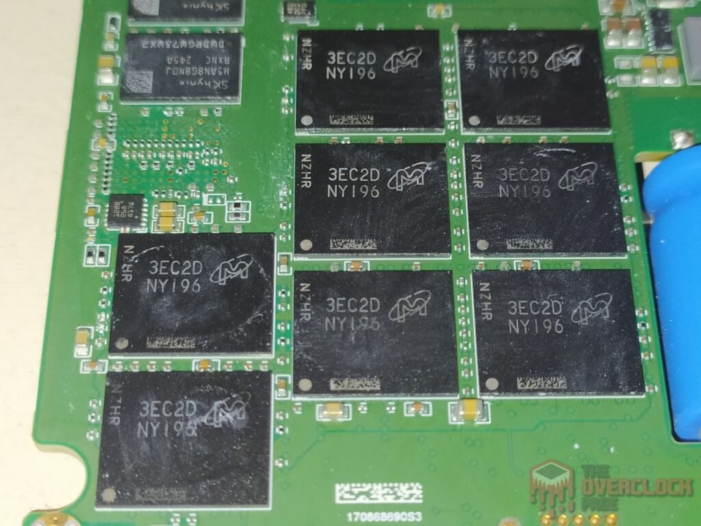 Memblaze Pblaze7 7940 7.68TB NAND Flashs PCB Frontal