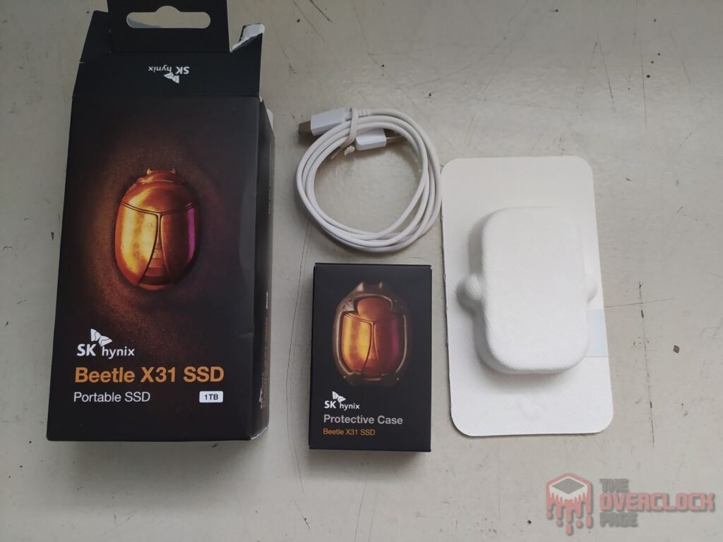 SSD SK Hynix Bettle X31 1TB Abrindo