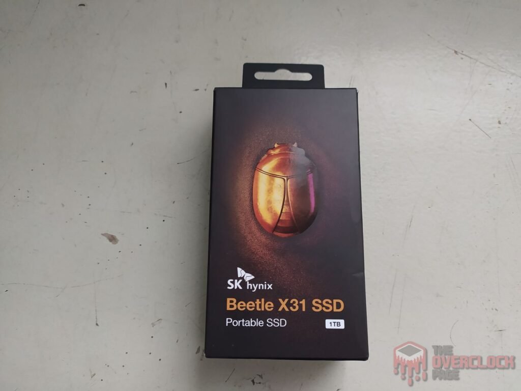 SSD SK Hynix Bettle X31 1TB Caixa Frontal
