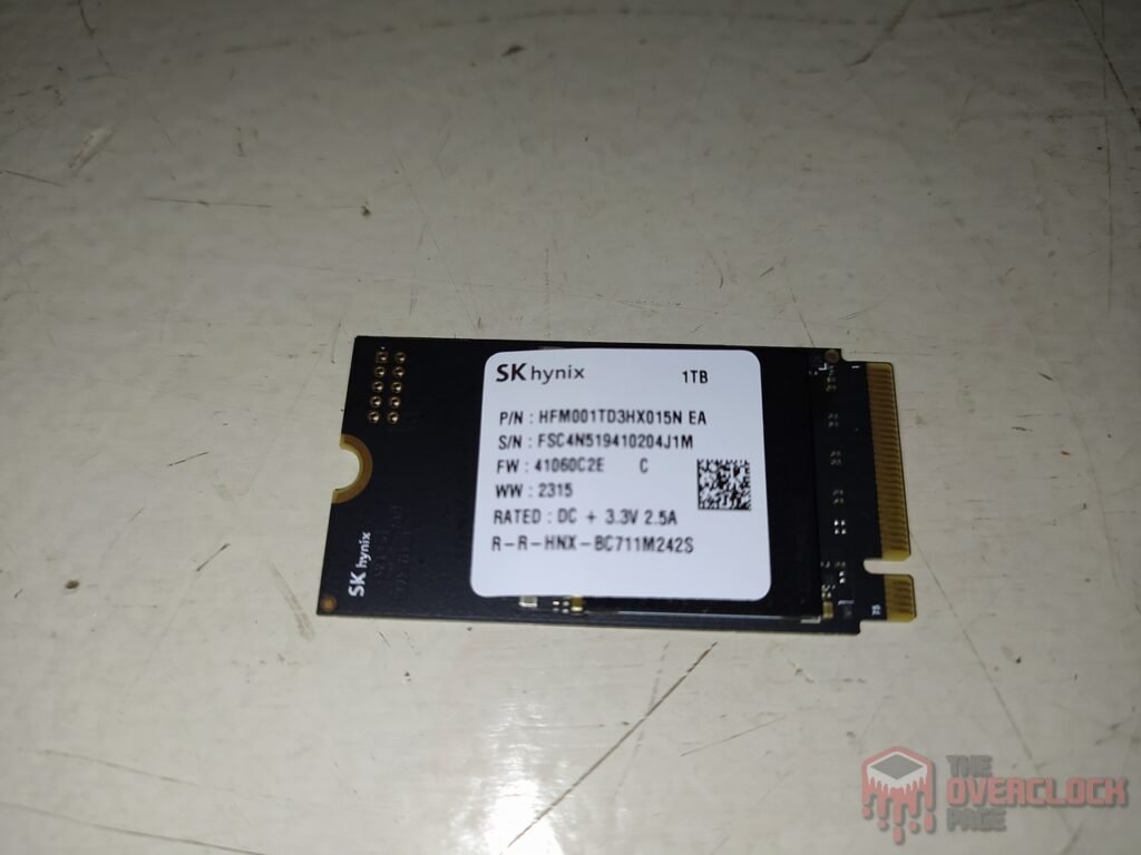 SSD SK Hynix Bettle X31 1TB SSD M.2 Frontal
