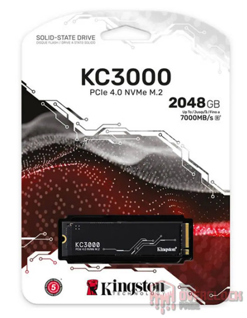 SSD Kingston KC3000 2TB Caixa Frontal