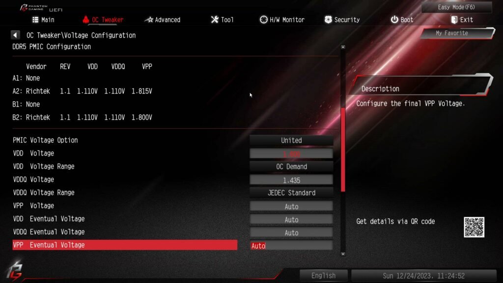 asrock b760 pg riptide uefi 19