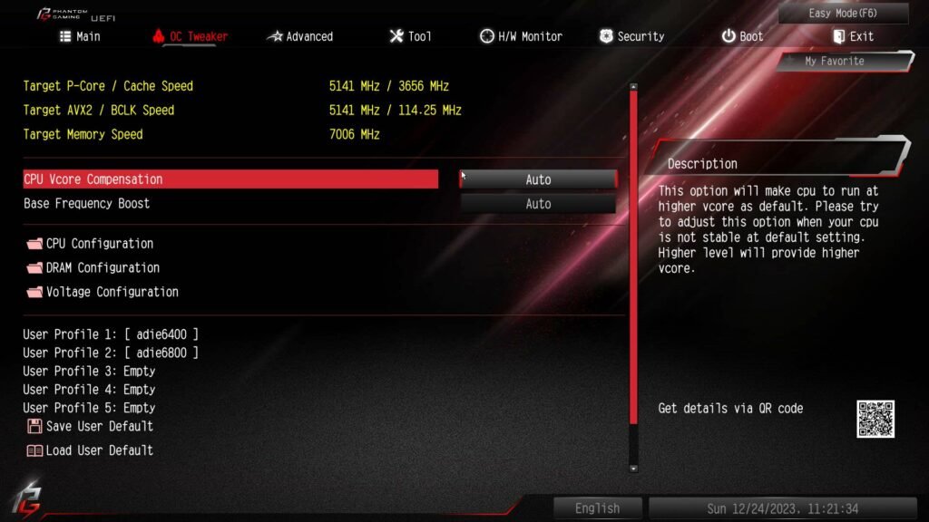 asrock b760 pg riptide uefi 2