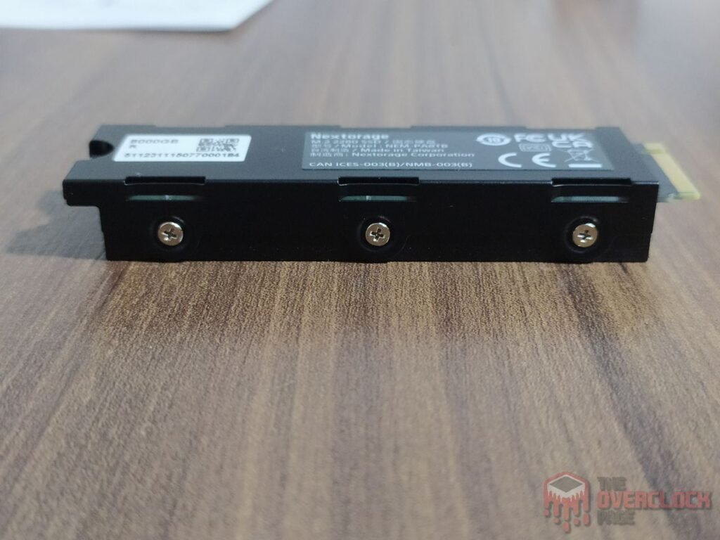 SSD Nextorage NEM PA 8TB Tamanho do Dissipador