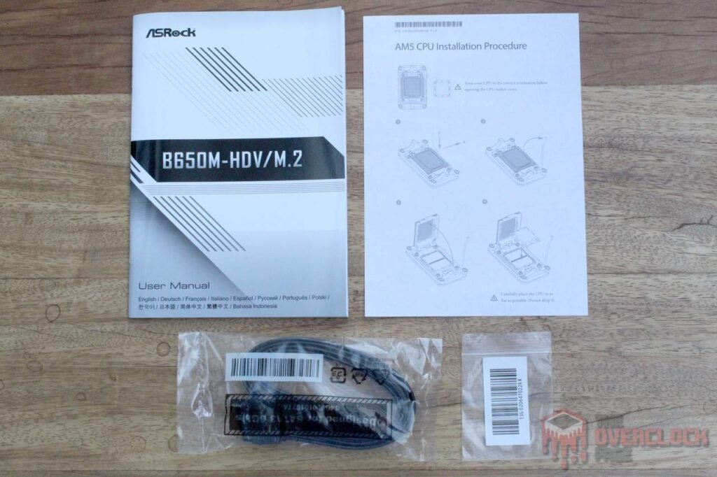 asrock b650m hdv m2 acessorios