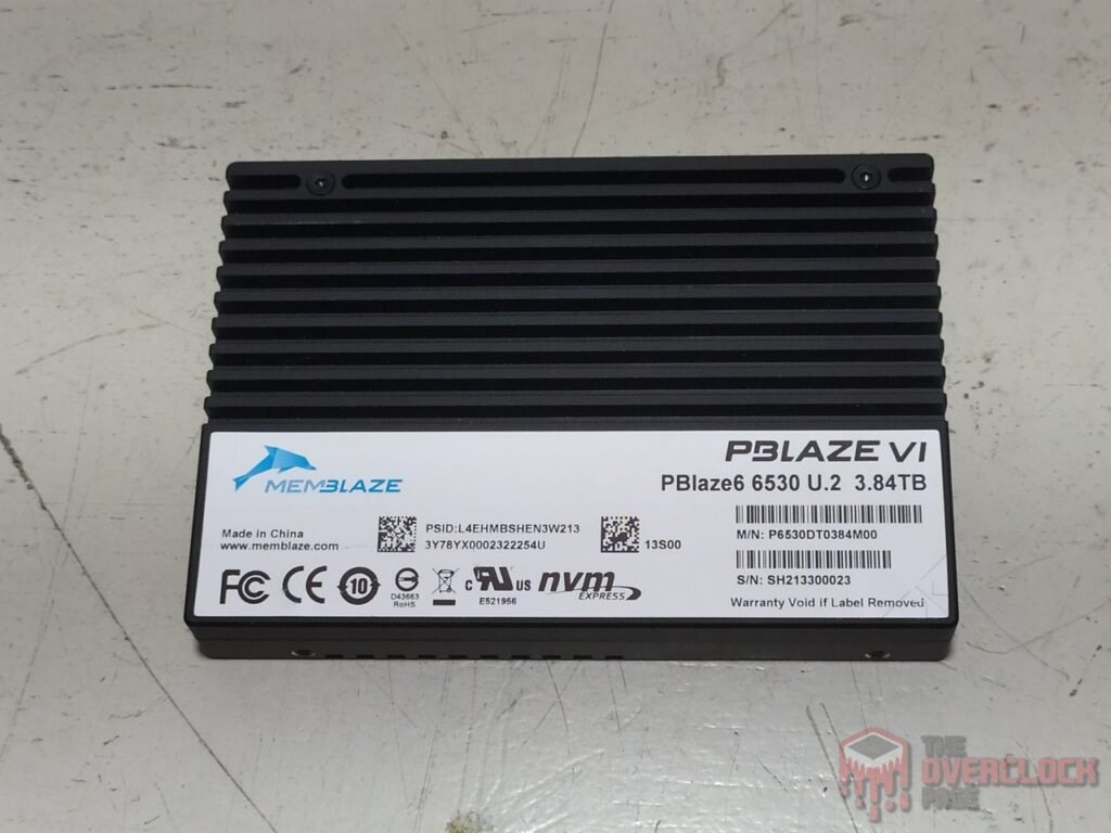 Review - SSD Memblaze PBlaze6 6530 3.84TB - Outro excelente SSD com preço agressivo! 7 SSD Memblaze PBlaze6 6530 3.84TB Frontal
