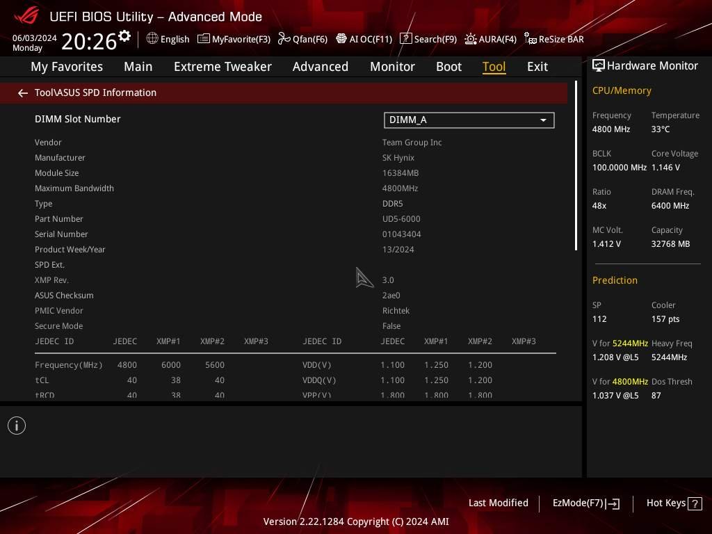 Review - 2x16GB Teamgroup Vulcan DDR5 6000CL38 - Uma opção de entrada com chips Hynix M-Die 16-Gbit 11 teamgroup vulcan ddr5 spd 1