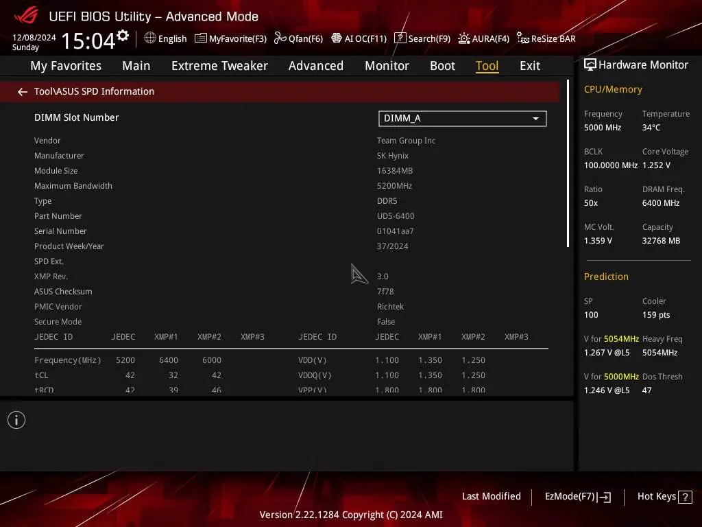 xtreem32gb spd 1