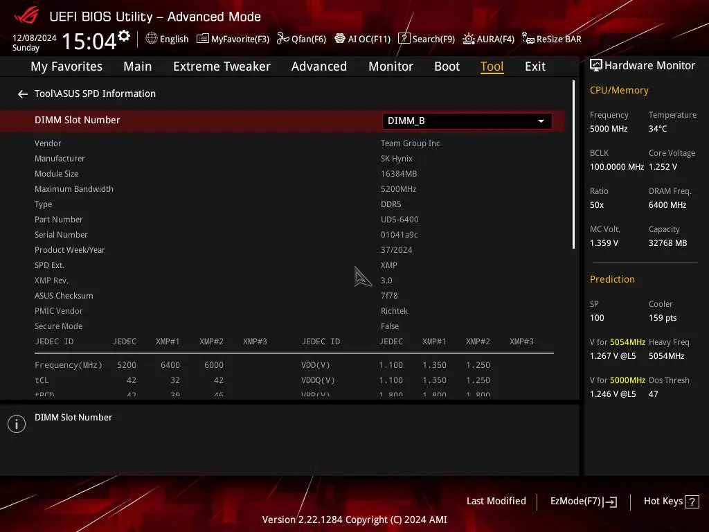 xtreem32gb spd 3