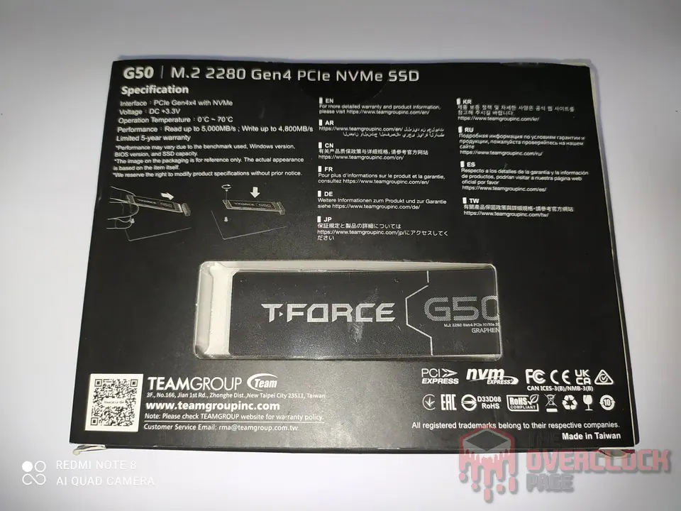 Review - SSD Teamgroup T-Force G50 1TB - Desempenho OK, mas e o preço? 5 SSD Teamgroup T Force G50 1TB Caixa 4 1