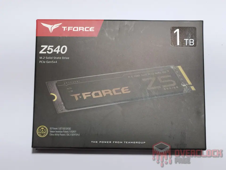 Review - SSD Teamgroup T-Force Z540 1TB - Another great Gen5 SSD! 4 SSD Teangroup T Force Z540 1TB Caixa SSD Frontal
