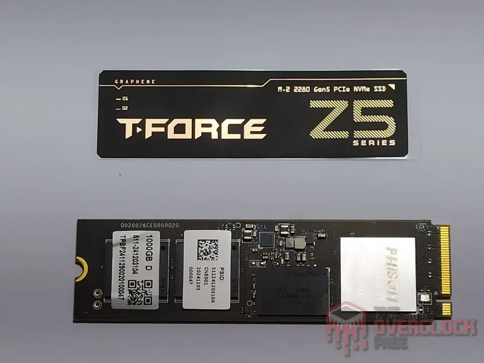 Review - SSD Teamgroup T-Force Z540 1TB - Another great Gen5 SSD! 6 SSD Teangroup T Force Z540 1TB PCB Frontal