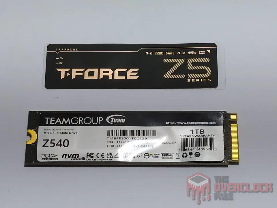 Review - SSD Teamgroup T-Force Z540 1TB - Another great Gen5 SSD! 7 SSD Teangroup T Force Z540 1TB PCB Traseiro