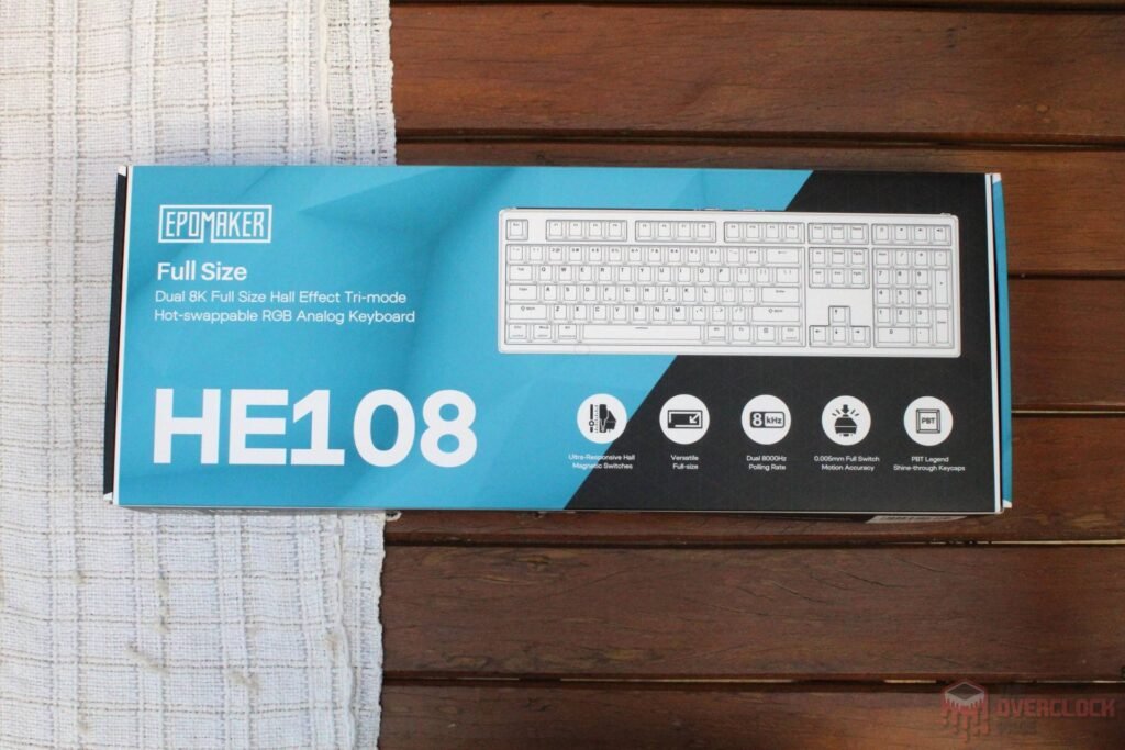 Review - EPOMAKER HE108 - Um dos poucos teclados 100% com switches Hall Effect. 2 epomaker he108 1