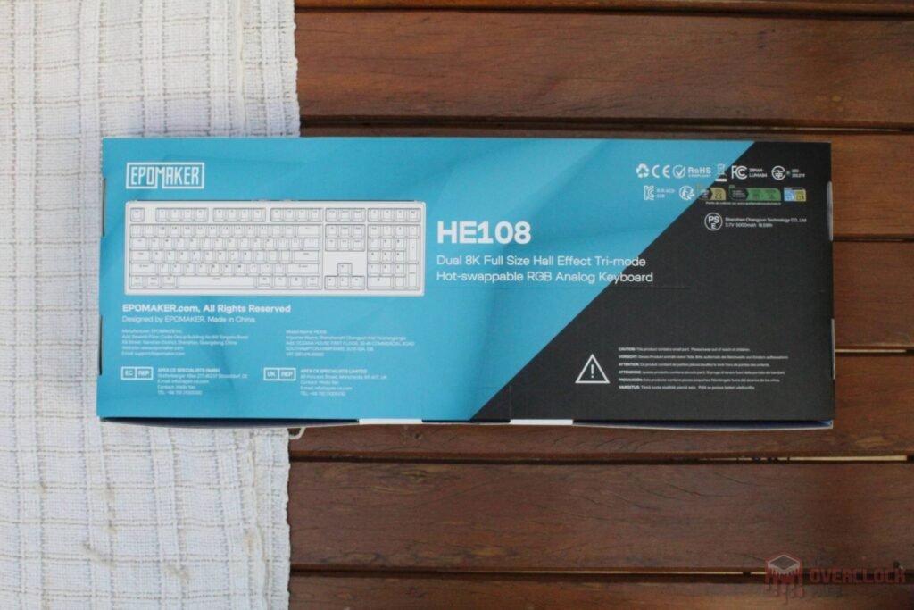 Review - EPOMAKER HE108 - Um dos poucos teclados 100% com switches Hall Effect. 3 epomaker he108 2