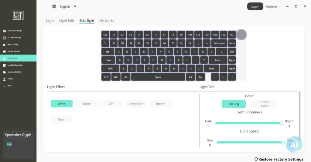 Review - EPOMAKER Glyph - O teclado que é a máquina de escrever do século XXI! 36 glyph software 9